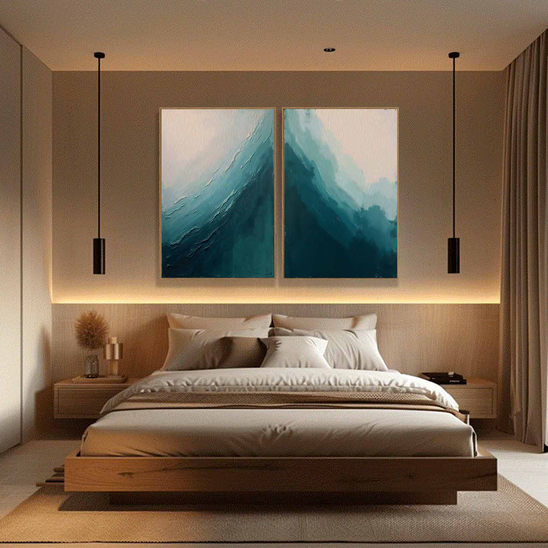 Kit 2 quadros retangulares - Double Technique