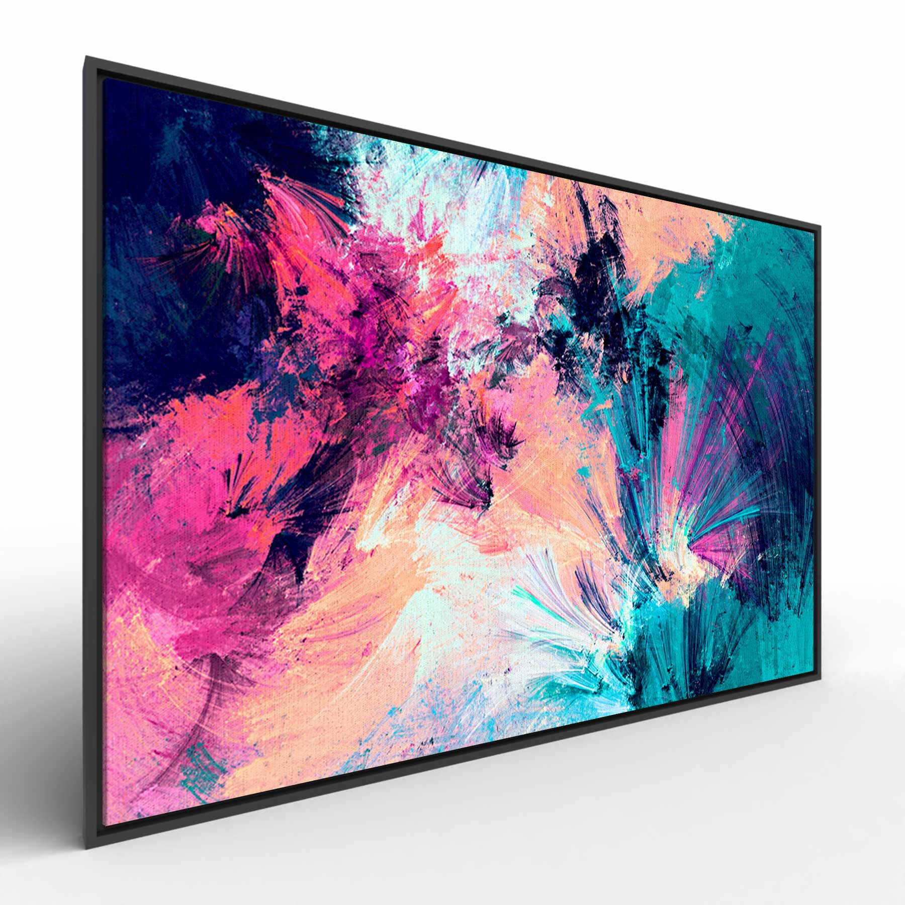 Quadro Retangular - Arte digital abstrata - Liê Decor