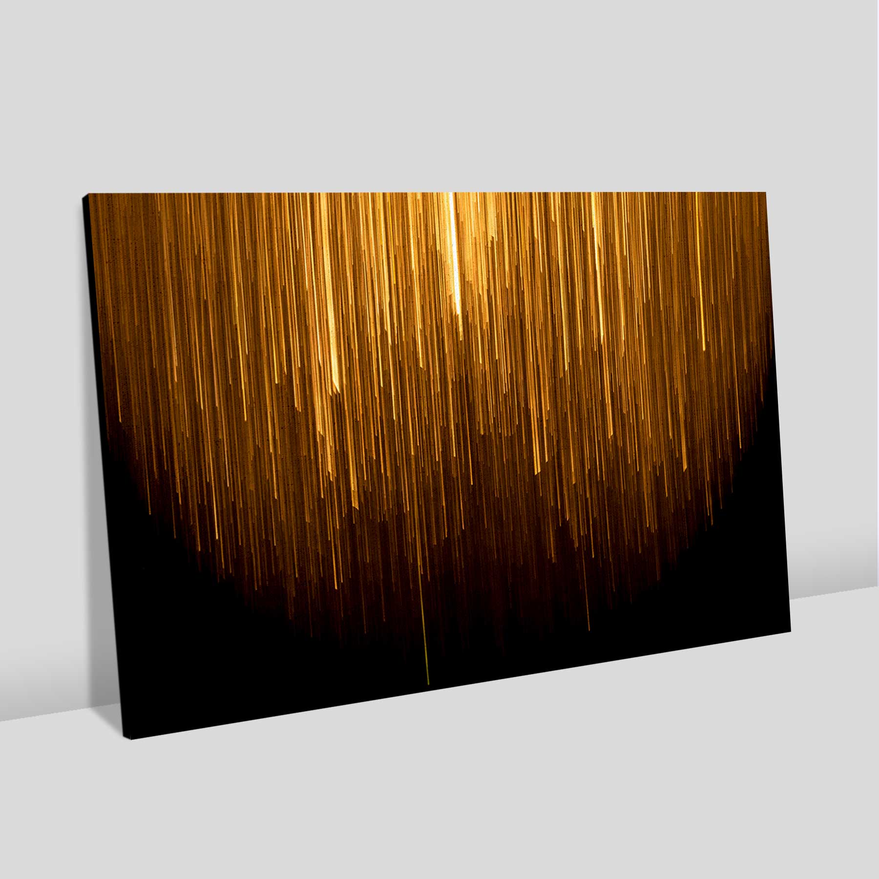 Quadro Retangular  - Golden beams