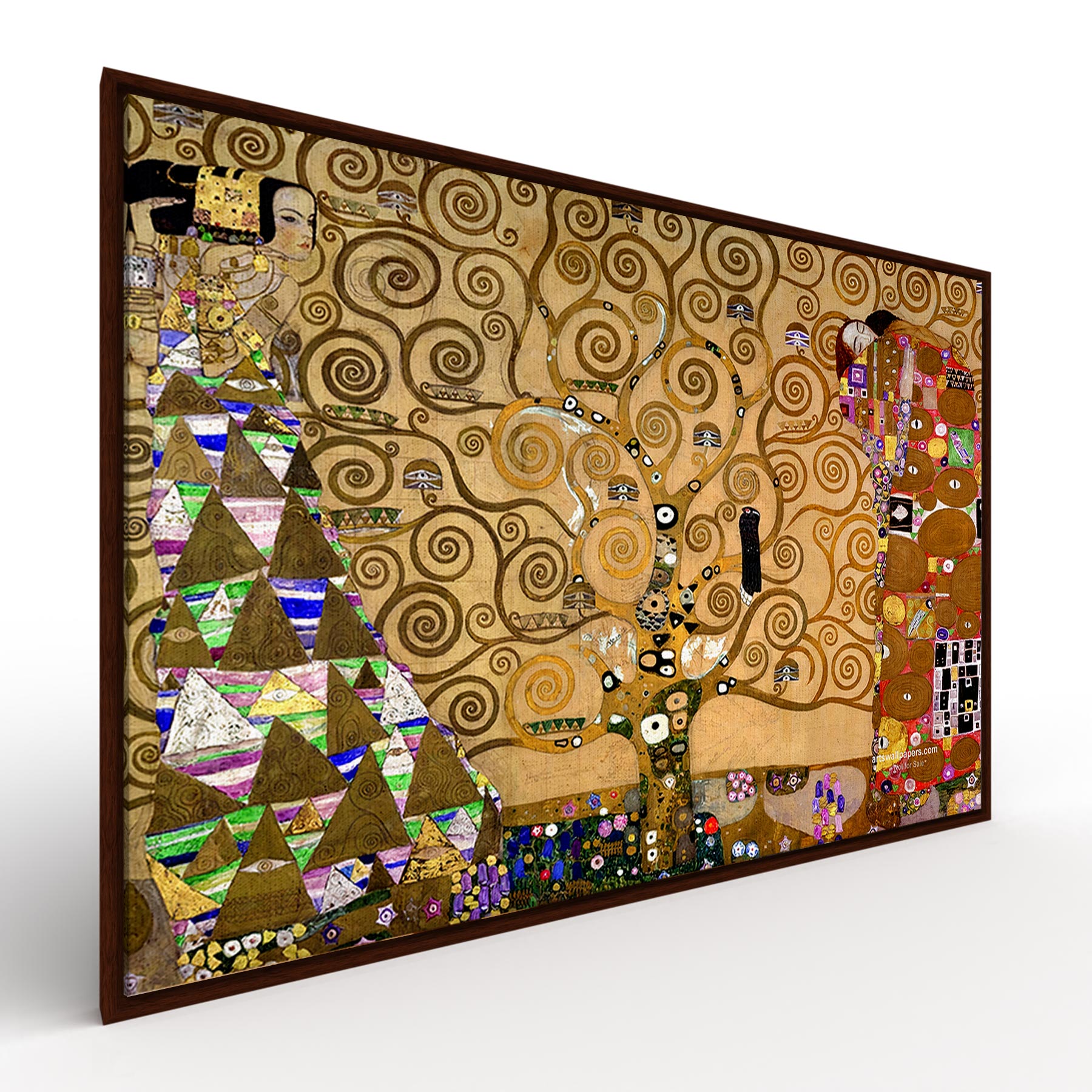 Quadro Retangular - Gustav Klimt - The Tree Of Life, Stoclet Frieze ...