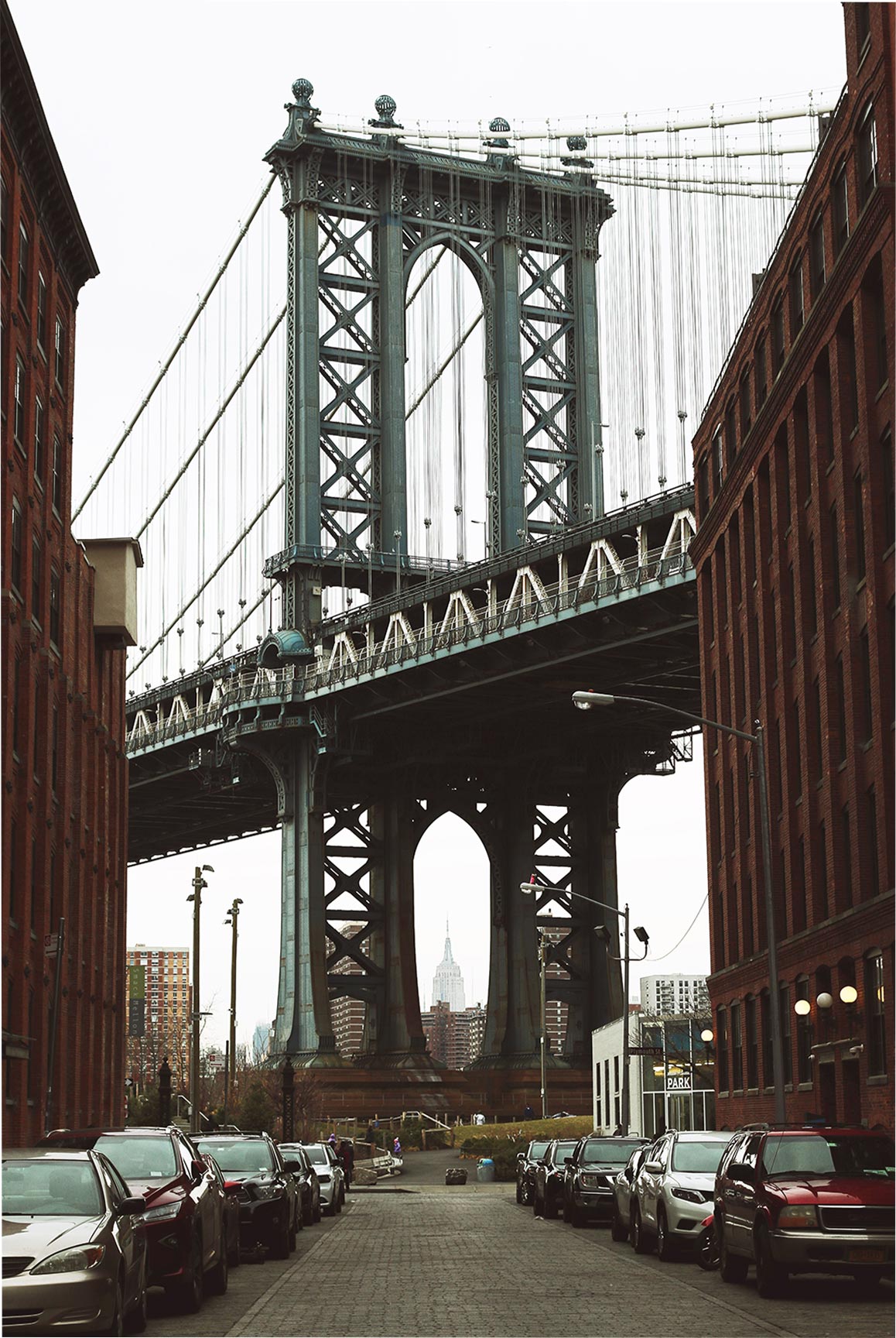 Quadro Retangular  - NY Ponte Brooklyn