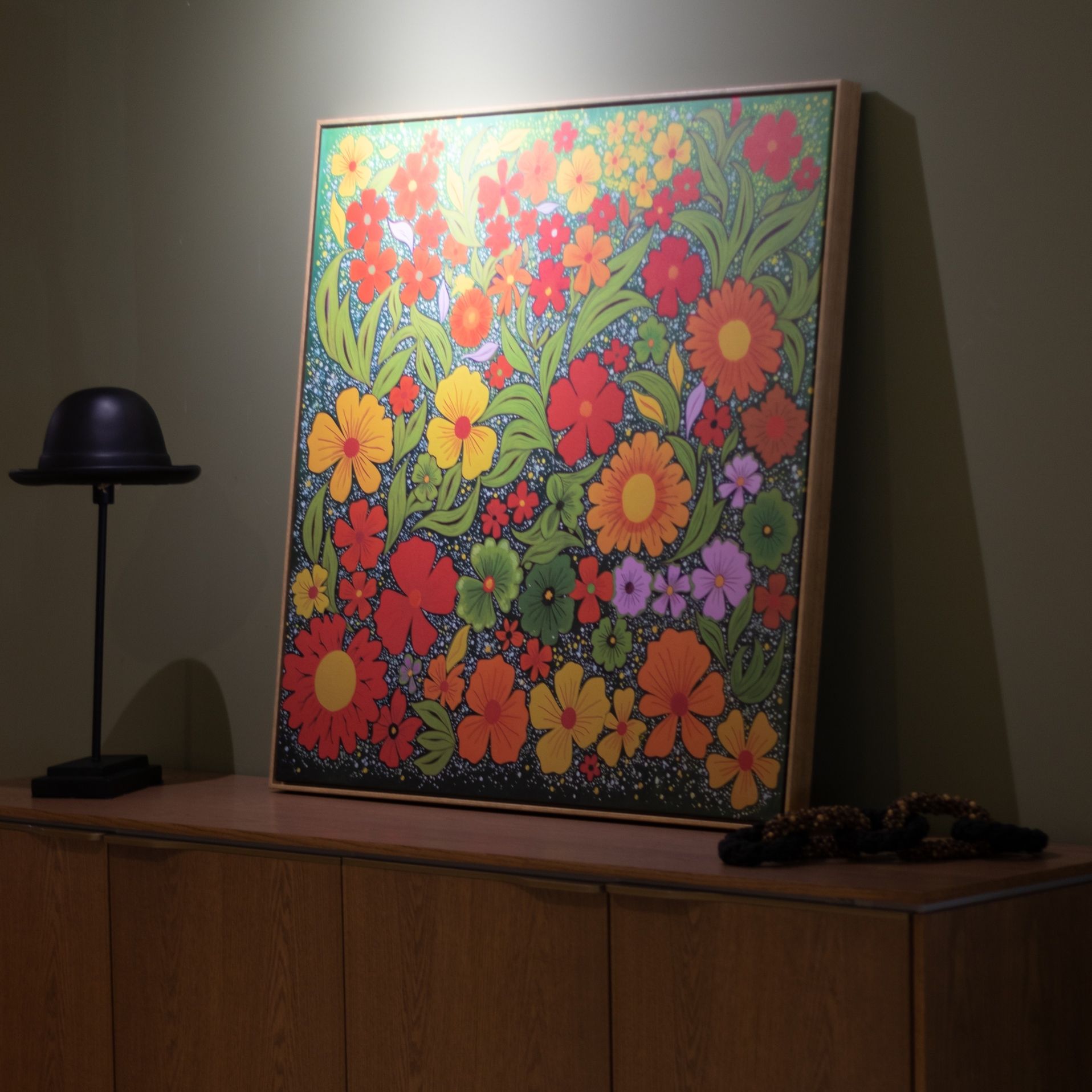 Quadro quadrado - Jardim de Eli