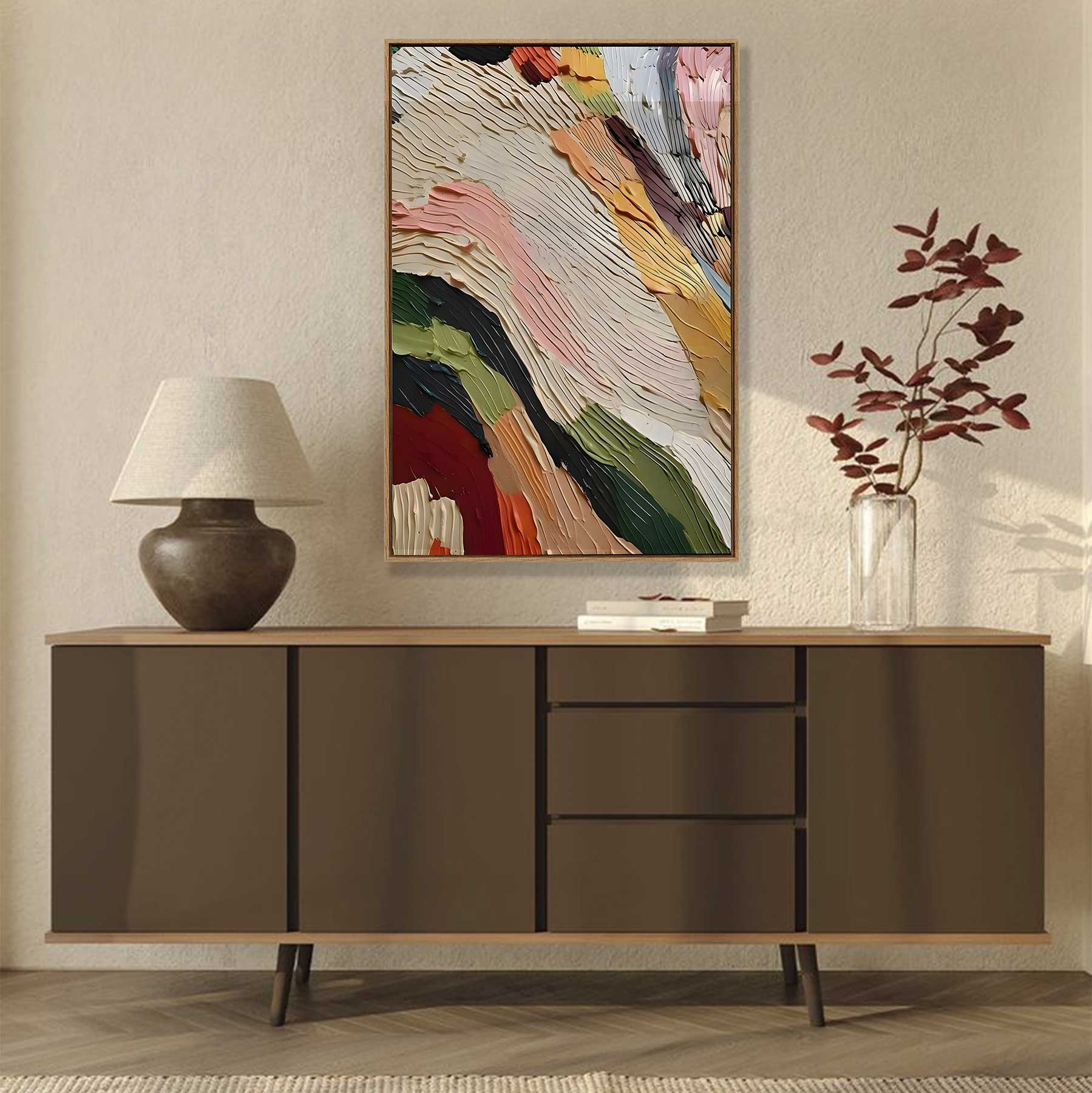Quadro Retangular - Abstract Colorful