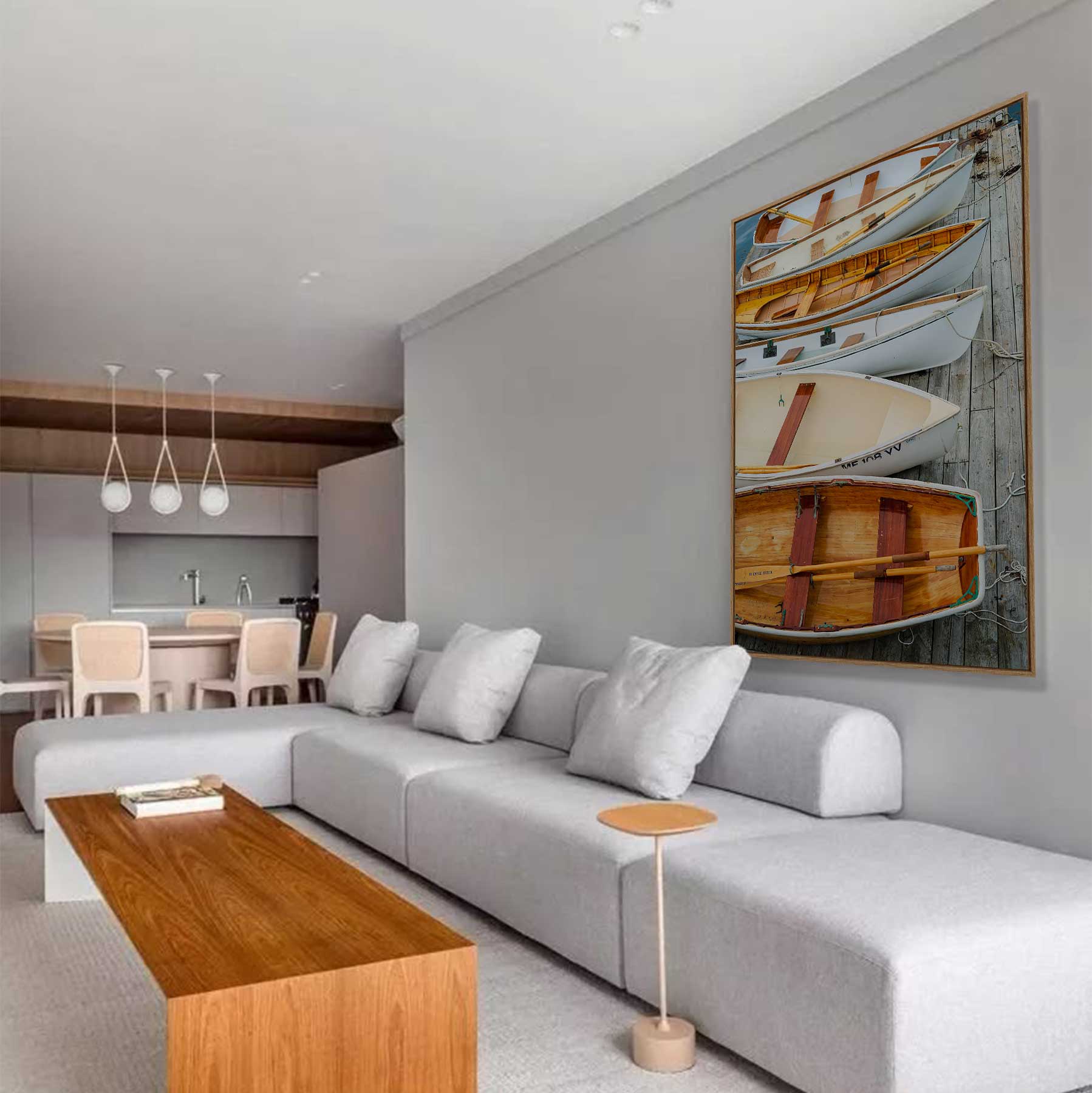 Quadro Retangular - BARCOS