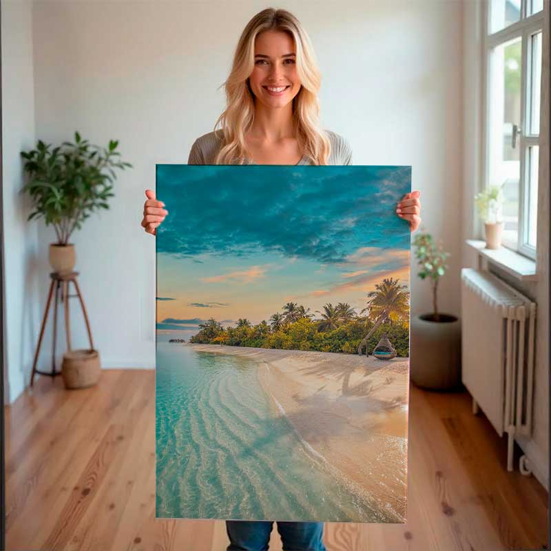 Quadro Retangular - Paradise Beach