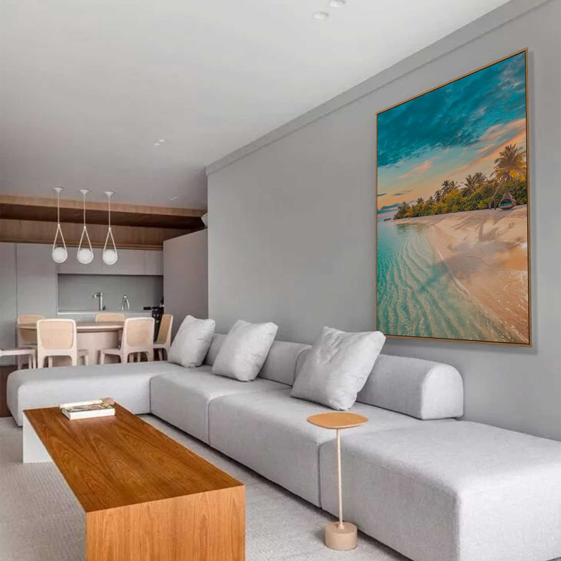 Quadro Retangular - Paradise Beach