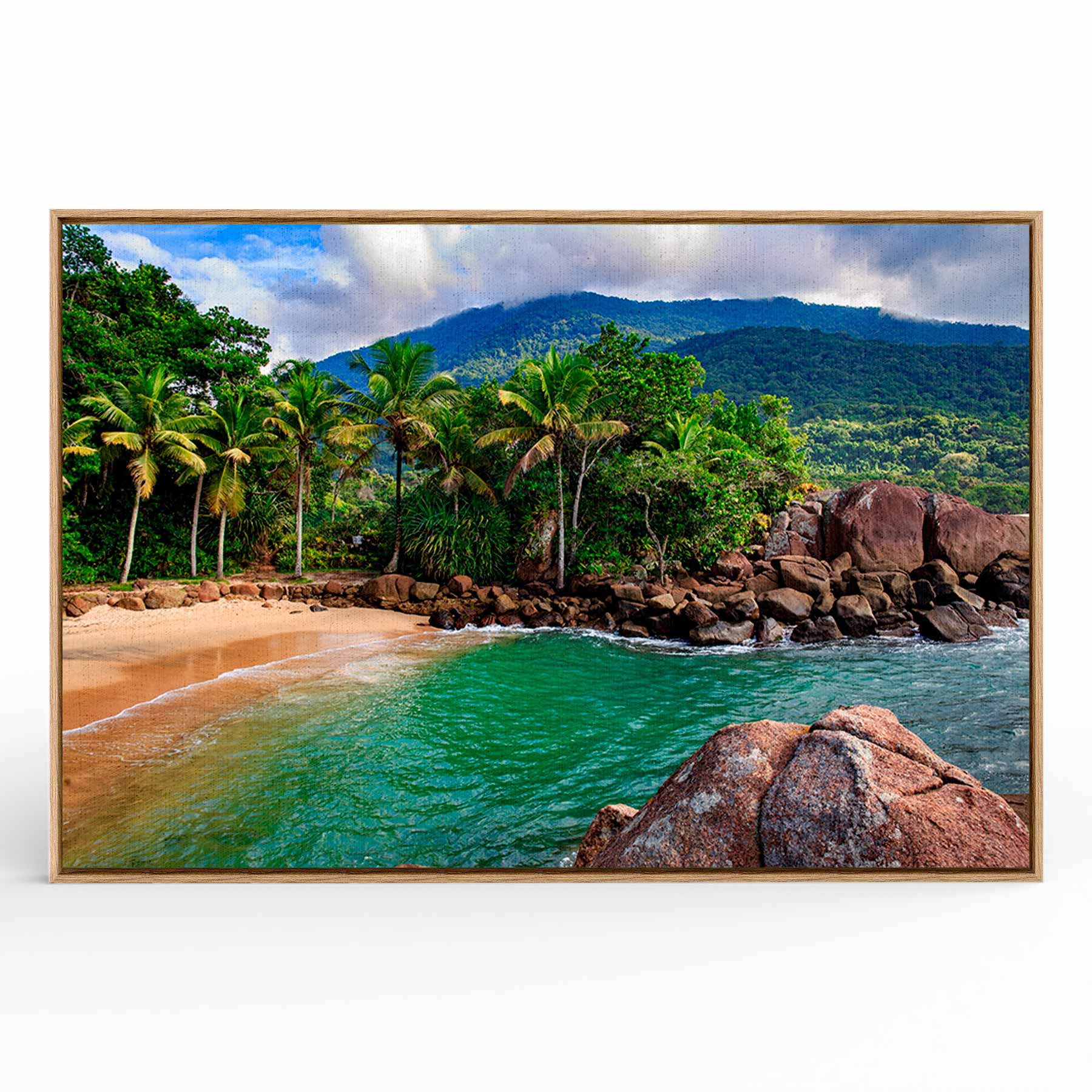 Quadro Retangular - Praia do Português - Liê Decor
