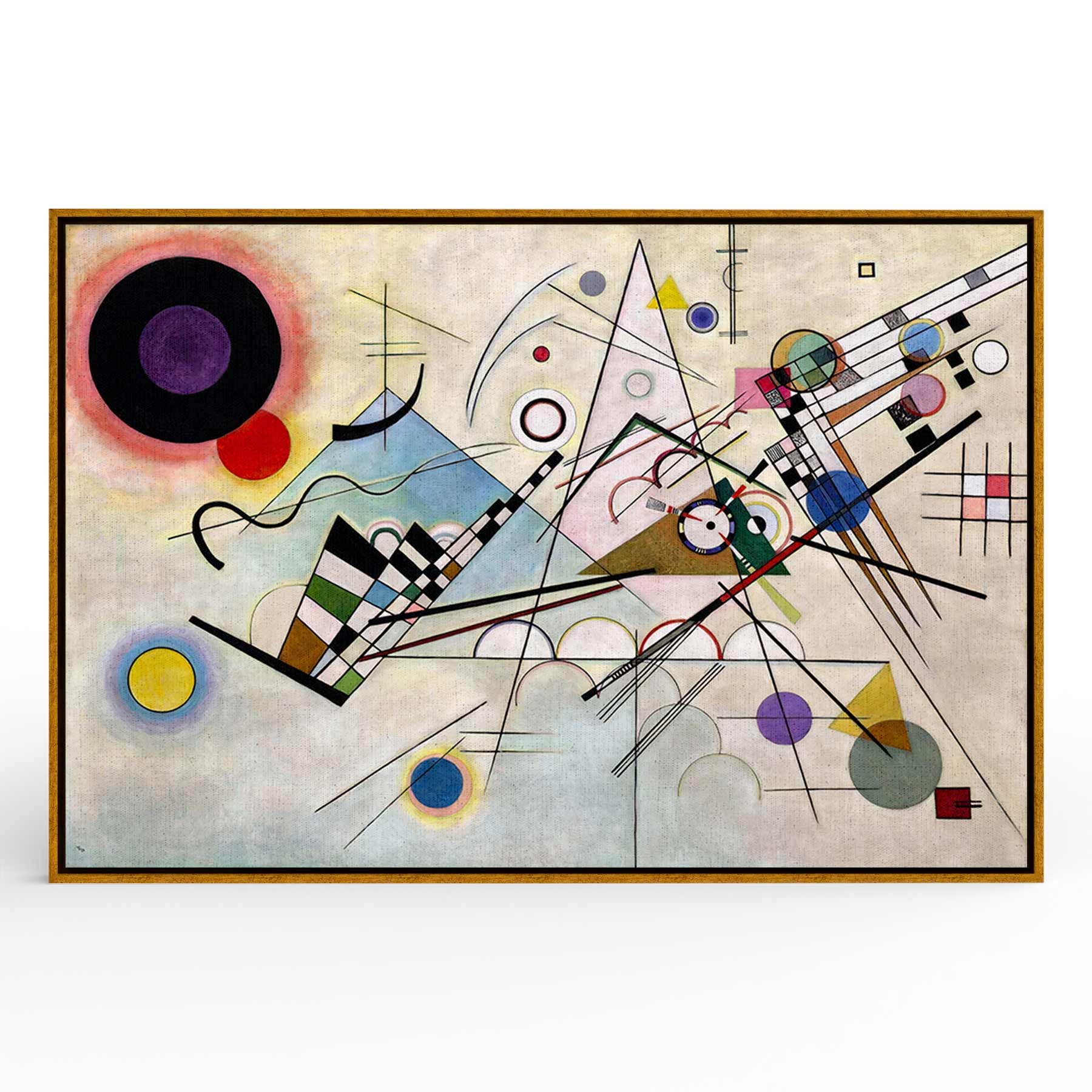 Quadro Retangular - Kandinsky - Composição VIII - Liê Decor