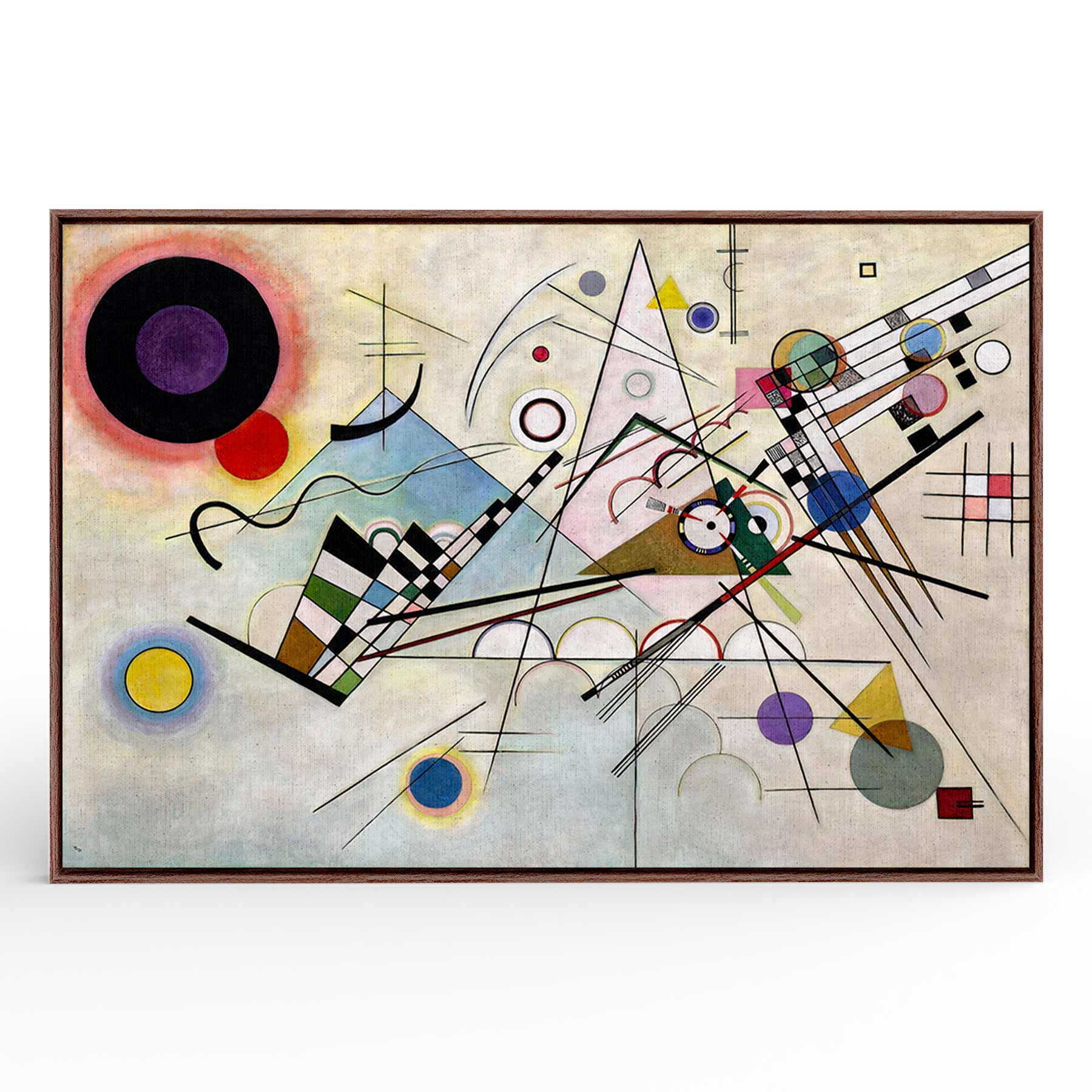 Quadro Retangular - Kandinsky - Composição VIII - Liê Decor