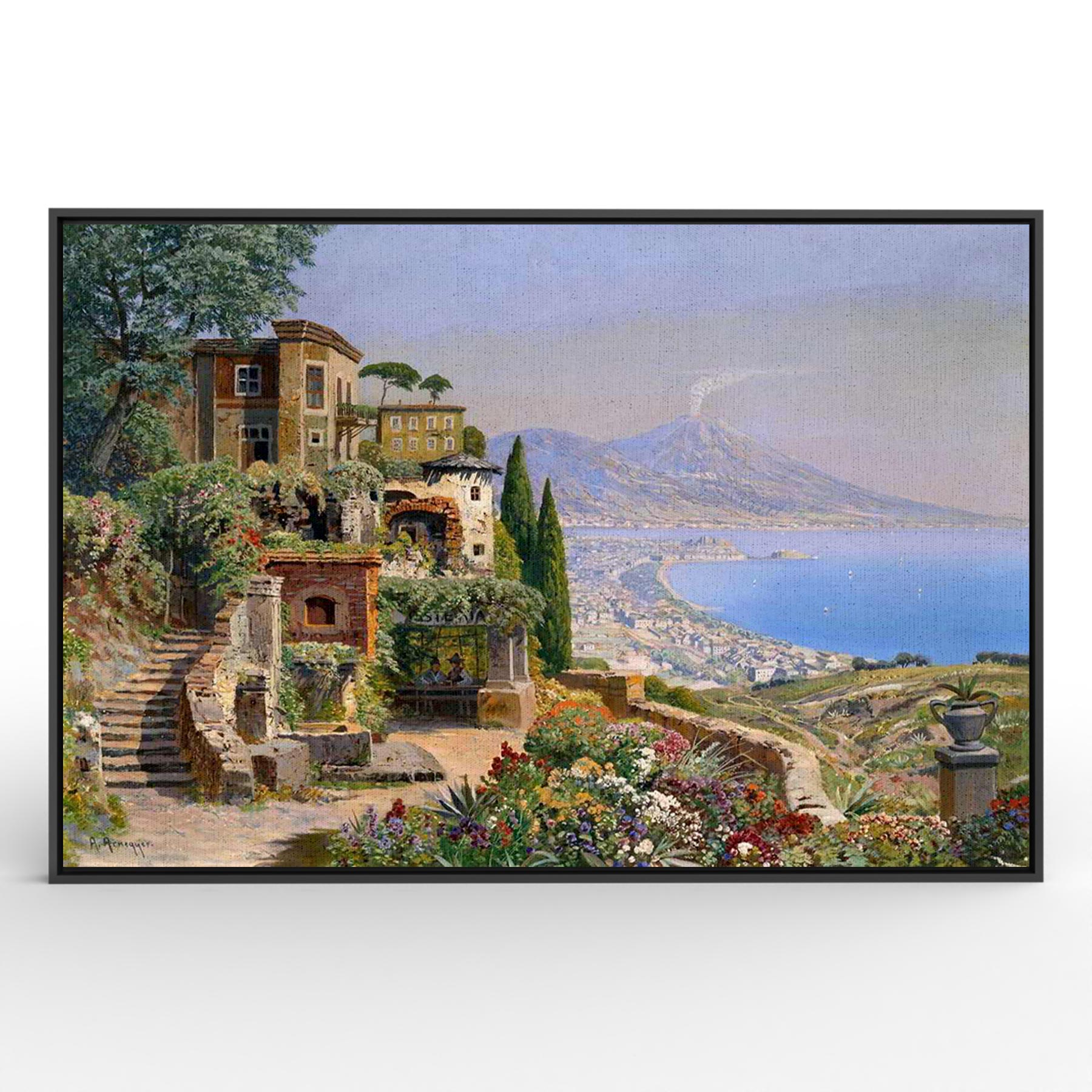 Quadro Retangular - Arnegger - Nápoles - Liê Decor