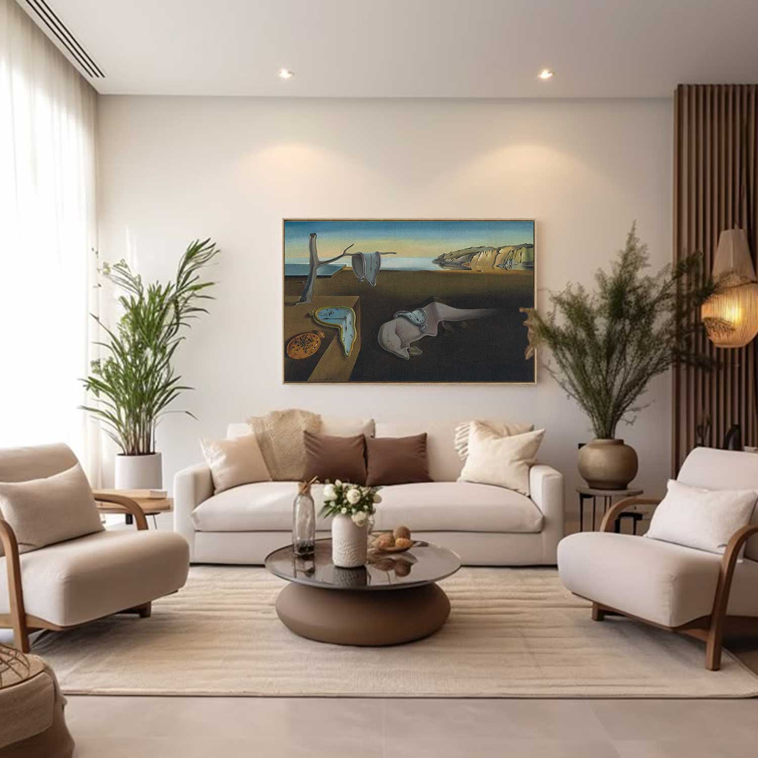 Quadro Retangular - Salvador Dalí - A Persistência da Memória