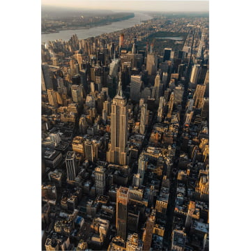 Quadro Retangular  - Vista aérea de Nova Iorque