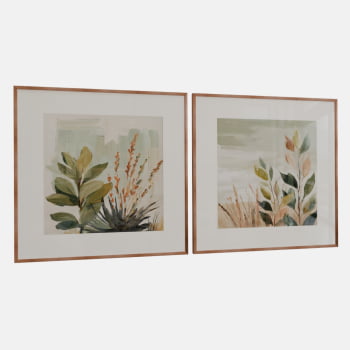 KIT 2 QUADROS CAMPO SERENO