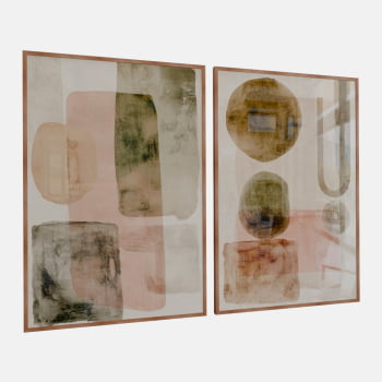 KIT 2 QUADROS  FORÇAS ORGÂNICAS