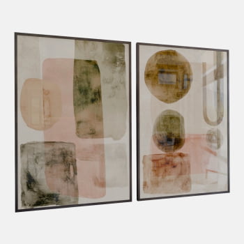 KIT 2 QUADROS  FORÇAS ORGÂNICAS