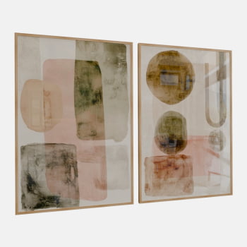 KIT 2 QUADROS  FORÇAS ORGÂNICAS