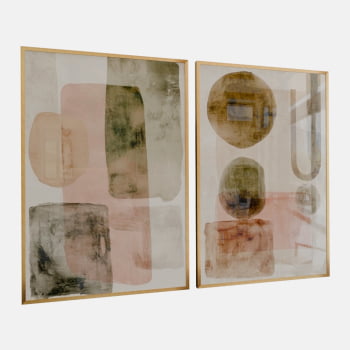 KIT 2 QUADROS  FORÇAS ORGÂNICAS