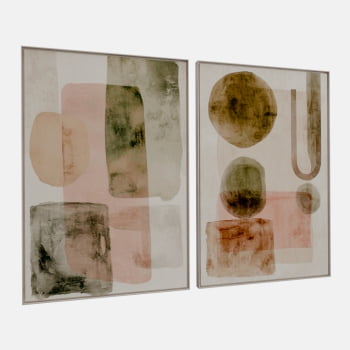 KIT 2 QUADROS  FORÇAS ORGÂNICAS