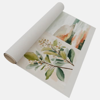 KIT 2 QUADROS  SERENIDADE COSTEIRA BOTÂNICA