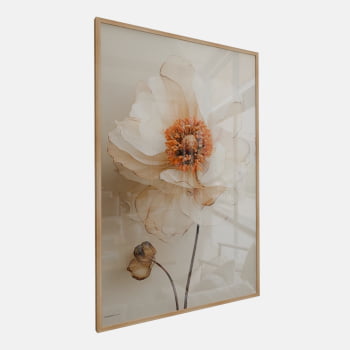 QUADRO  FLOR DE ALCOHOL INK