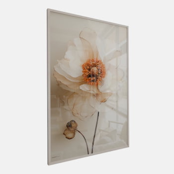 QUADRO  FLOR DE ALCOHOL INK
