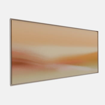 QUADRO  HORIZONTE QUENTE ABSTRATO