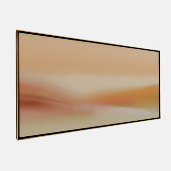 QUADRO  HORIZONTE QUENTE ABSTRATO