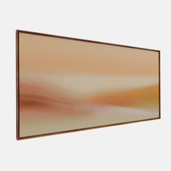 QUADRO  HORIZONTE QUENTE ABSTRATO