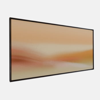 QUADRO  HORIZONTE QUENTE ABSTRATO