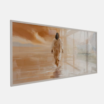 QUADRO PINTURA JESUS SOBRE AS ÁGUAS