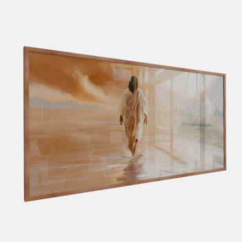 QUADRO PINTURA JESUS SOBRE AS ÁGUAS