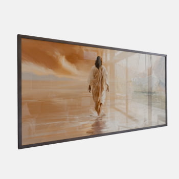 QUADRO PINTURA JESUS SOBRE AS ÁGUAS