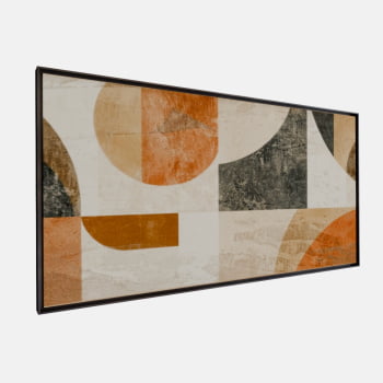 QUADRO GEOMETRIA TERRACOTA ABSTRATA QUADRO GEOMETRIA TERRACOTA ABSTRATA