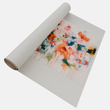 QUADRO JARDIM FLUIDO ABSTRATO