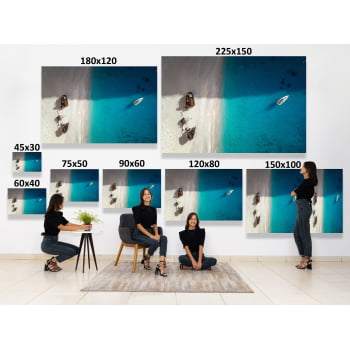 QUADRO  MAR AZUL TURQUESA