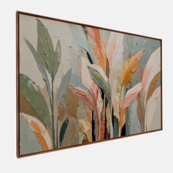 QUADRO  FOLHAS E TEXTURAS