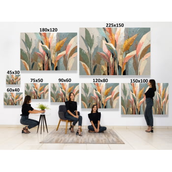 QUADRO  FOLHAS E TEXTURAS