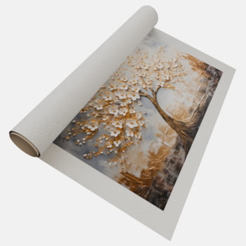 QUADRO ÁRVORE DOURADA DA VIDA