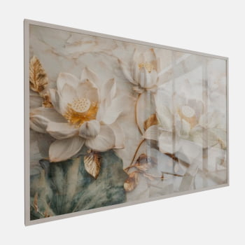 QUADRO  LÓTUS DE OURO