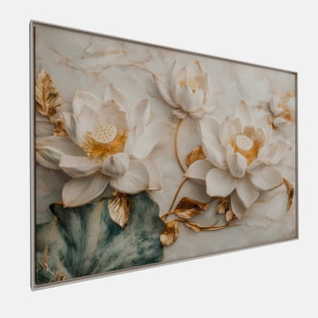 QUADRO  LÓTUS DE OURO