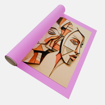 QUADRO DUAS FACES CUBISTAS