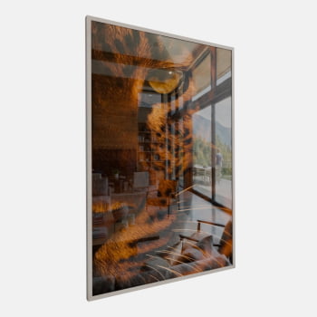 QUADRO OLHAR DA ONÇA