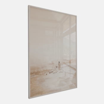 QUADRO BOM PASTOR MINIMALISTA