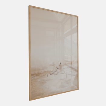 QUADRO BOM PASTOR MINIMALISTA