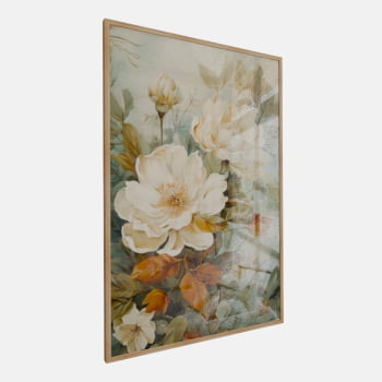 QUADRO WHITE FLOWERS
