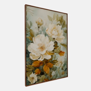 QUADRO WHITE FLOWERS