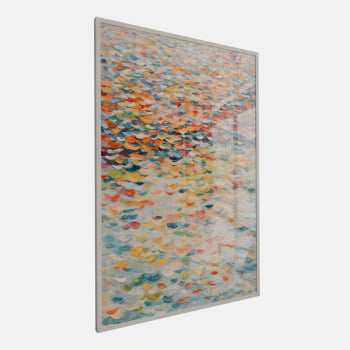 QUADRO MAR DE CORES VIBRANTES