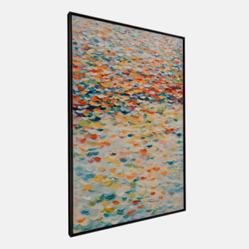 QUADRO MAR DE CORES VIBRANTES QUADRO MAR DE CORES VIBRANTES