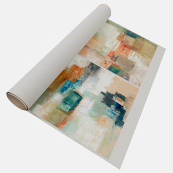 KIT 2 QUADROS DUO ABSTRATO ABSTRATO E CORES