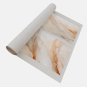 KIT 2 QUADROS  FLUXO DE MÁRMORE DOURADO